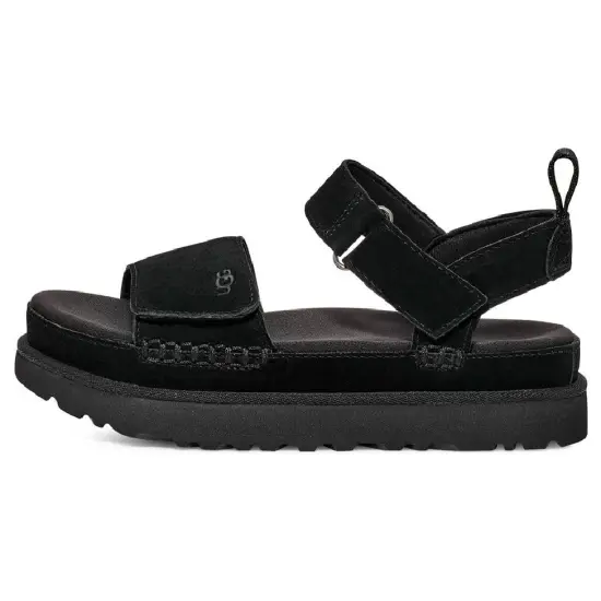 UGG Goldenstar Platform Sandal Black Women's