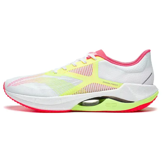 LINING Super Light 20 Running Shoes Men Low-Top White Red/Yellow