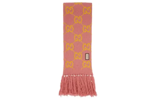 GUCCI Knit Scarves Women's Pink