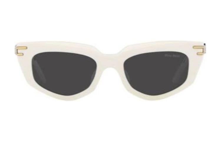 Miu Miu cat-eye metal-temple sunglasses
