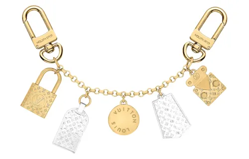 LOUIS VUITTON Chaine Nanogram Icons Bag Charm And Chain