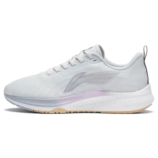 LINING Red Hare 5 Running Shoes Women's Low-Top Gray Purple