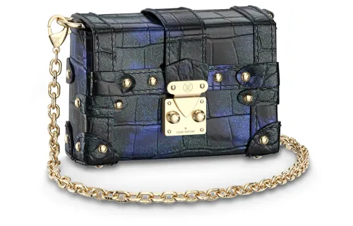 LOUIS VUITTON High Gloss Crocodile Leather Crossbody Bag, Shoulder Bag Women's