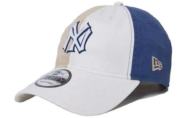 New Era Cotton Baseball Caps Unisex Beige