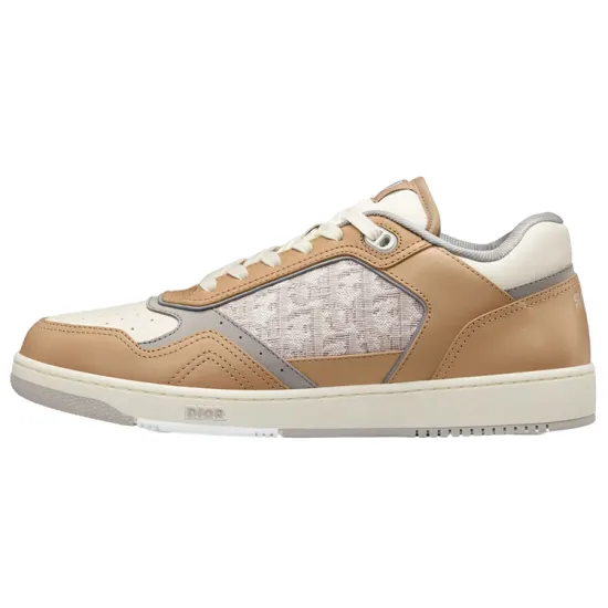DIOR B27 Low-Top Beige Cream Calfskin