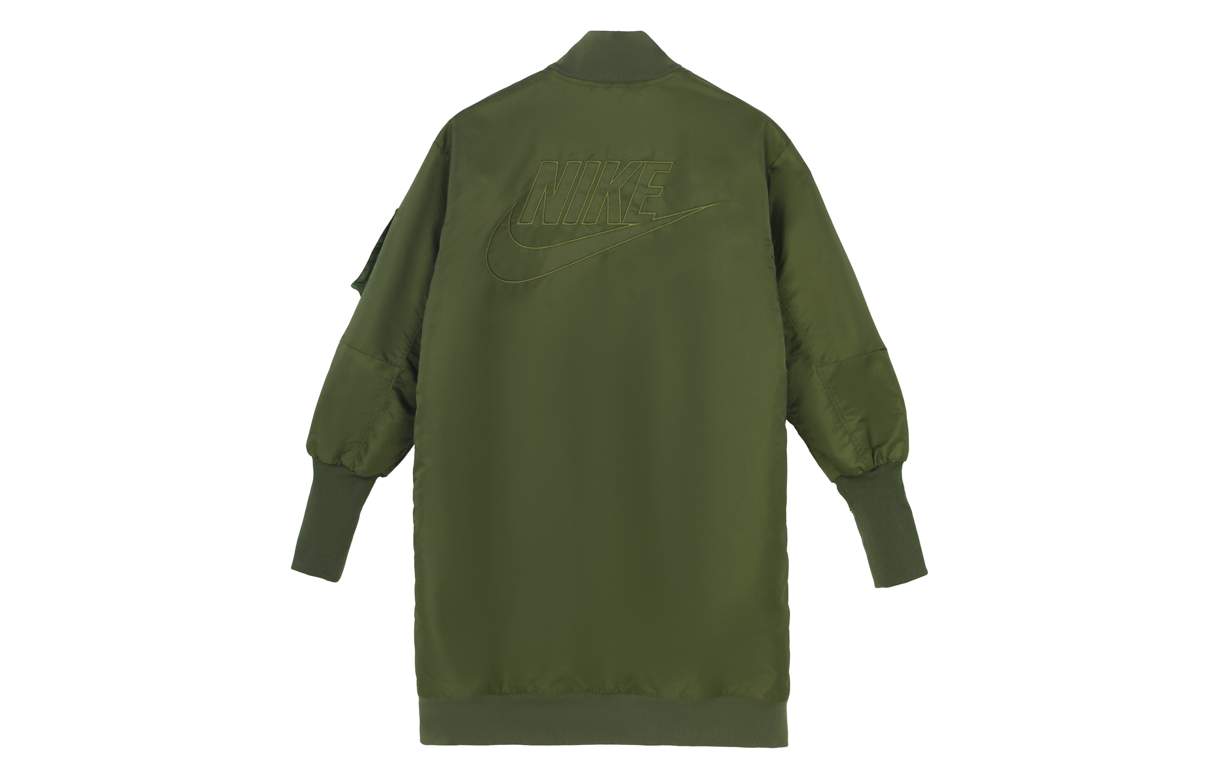 Женские куртки Nike Sportwear Synthetic-Fill logo (оливковый) — фото 2