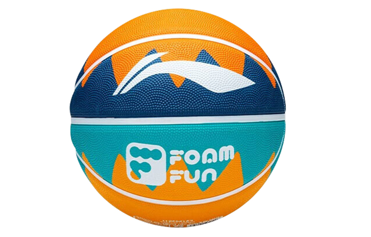 Li Ning Indoor, Outdoor, All Size 7 Ball Kids’ Basketball Yellow Green & Blue Multicolor Rubber