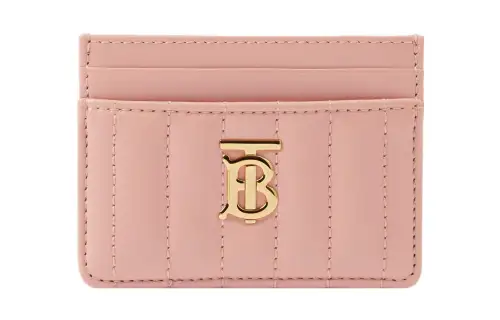Burberry Quilted Lola Card Holder Pink