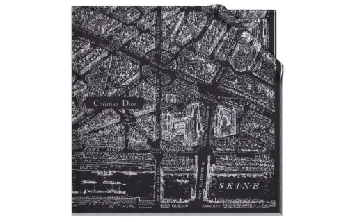 DIOR Knit Scarves Women's Black