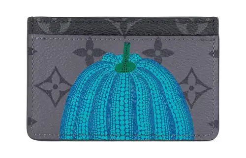 LOUIS VUITTON Lv X Yk Porte Carte Simple Pumpkin Print