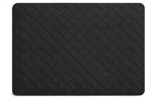 Bottega Veneta Silicone Rubber Travel Storage Bag Men's Black