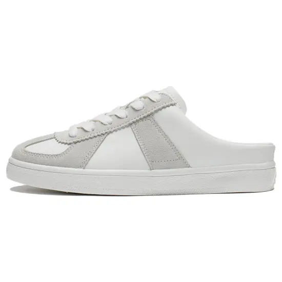 LINING Yunchuan Skateboard Shoes Women's Low-Top White Gray