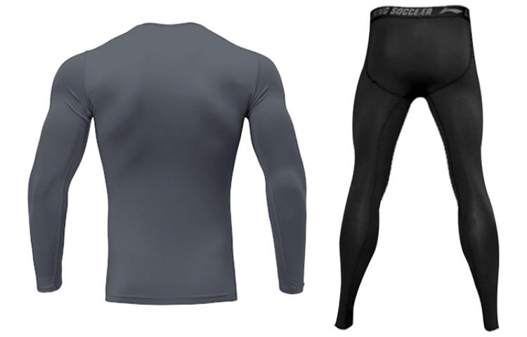 Li Ning Fitness Sets Men’s Crew Neck Moderate