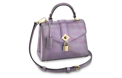 LOUIS VUITTON Rose Des Vents High Gloss Lizard Skin Leather Rose Shoulder Bag, Crossbody Bag, Handbag In The Wind Mini