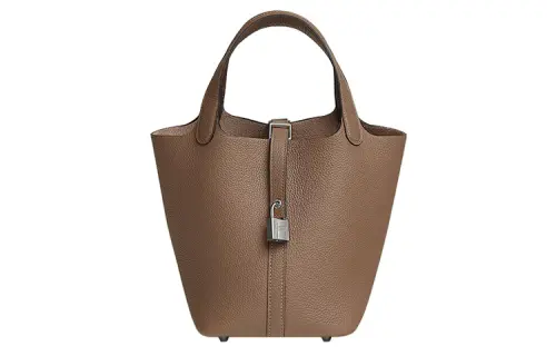 HERMES Picotin Lock Maurice Bullock Leather Basket Bag, Bucket Bag, Handbag 18 Women's