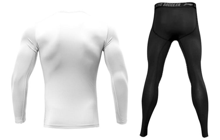 Li Ning Fitness Sets Men’s Crew Neck Moderate