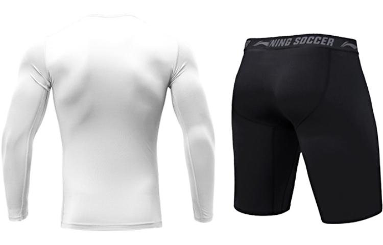 Li Ning Fitness Sets Men’s Crew Neck Moderate