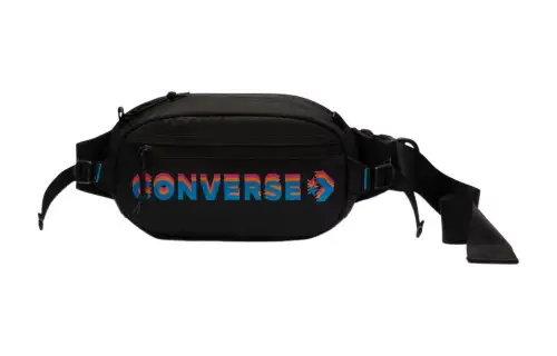 Converse Polyester Sling Bag One Shoulder Crossbody Fanny Pack Regular Unisex Black