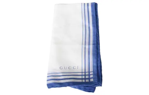 GUCCI Knit Scarves Men's Blue