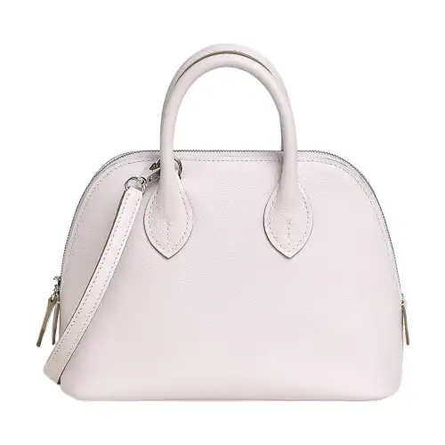 HERMES Bolide Evercolor Leather Bowling Bag, Shoulder Bag, Crossbody Bag, Handbag Mini Women's Dream Purple