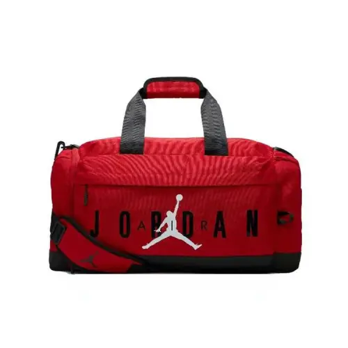 Jordan Polyester Luggage Bag Travel Bag Unisex Red
