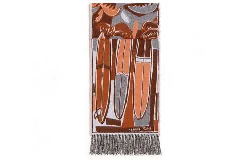 HERMES Knit Scarves Men's