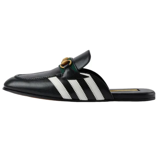 GUCCI X Adidas Horsebit Slippers Black