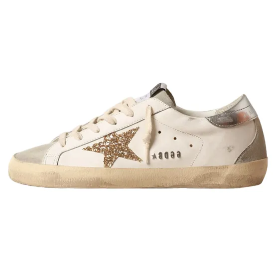 Golden Goose Kids May Leather Sneakers