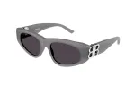 Balenciaga logo-plaque biker sunglasses