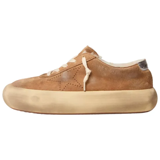 Golden Goose Women's Space Star 'Shearling Tobacco'