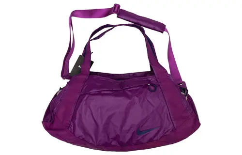 Nike Polyester Shoulder Bag, Crossbody Bag, Handbag Regular Women's Shiny Purple