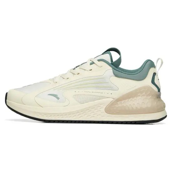 ANTA C37+ Running Shoes Women's Low-Top Beige Green