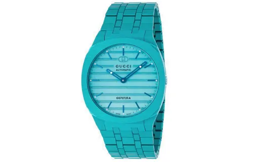 GUCCI Wrist Watches Automatic Mechanical Movement No Strap Blue Dial Women's Watch 30m Water Resistant