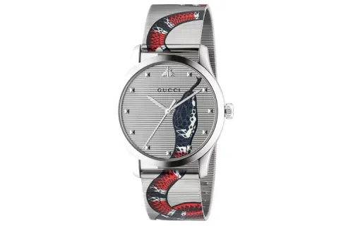 GUCCI G Timeless Collection Wrist Watches Quartz Movement Stainless Steel Watchband 38mm Silver Dial Men's Watches