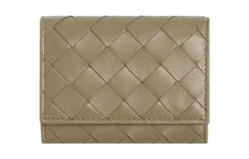 Bottega Veneta Sheepskin Wallet Women's Taupe