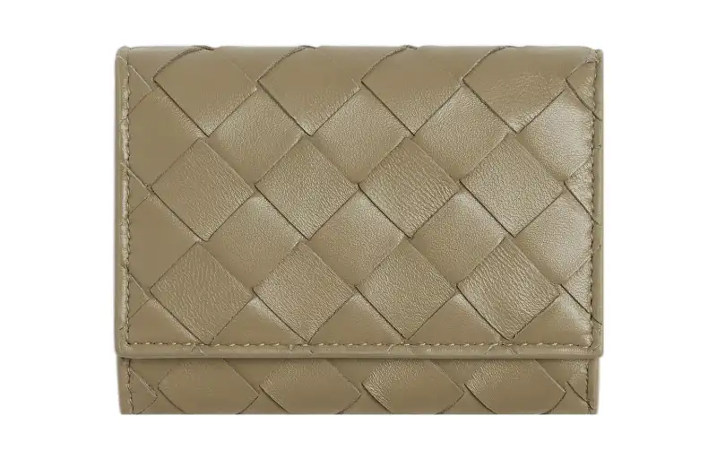 Bottega Veneta Sheepskin Wallet Women's Taupe