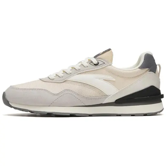 ANTA Casual Shoes Women's Low-Top Beige Yellow/Gray