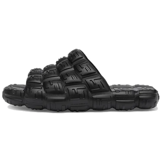 FENDI Logo Embossed Cloud Slides