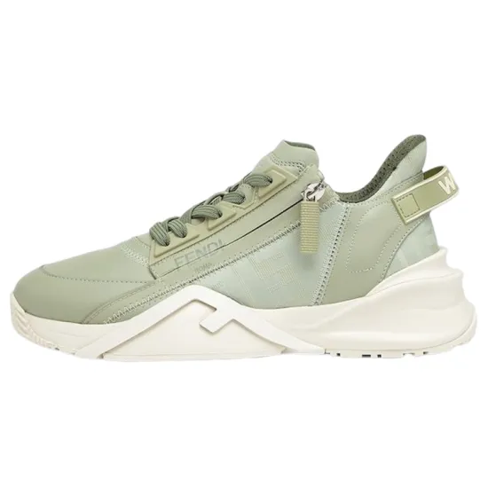 FENDI Flow Casual Shoes Women's Low-Top Green