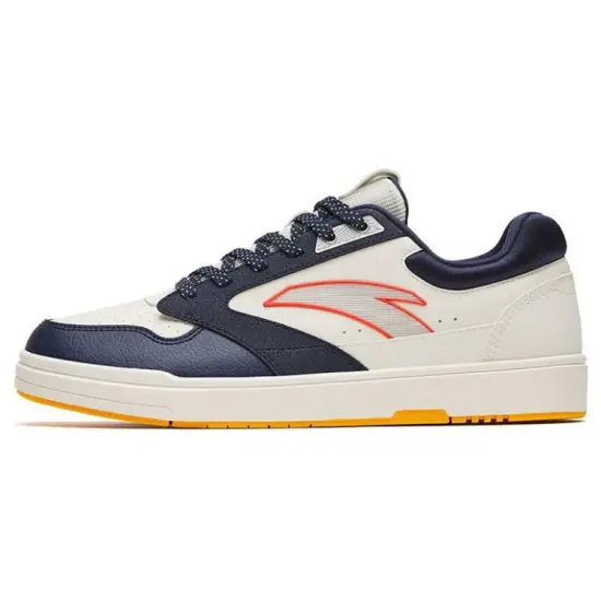 ANTA Skateboard Shoes Men Low-Top Ink Blue