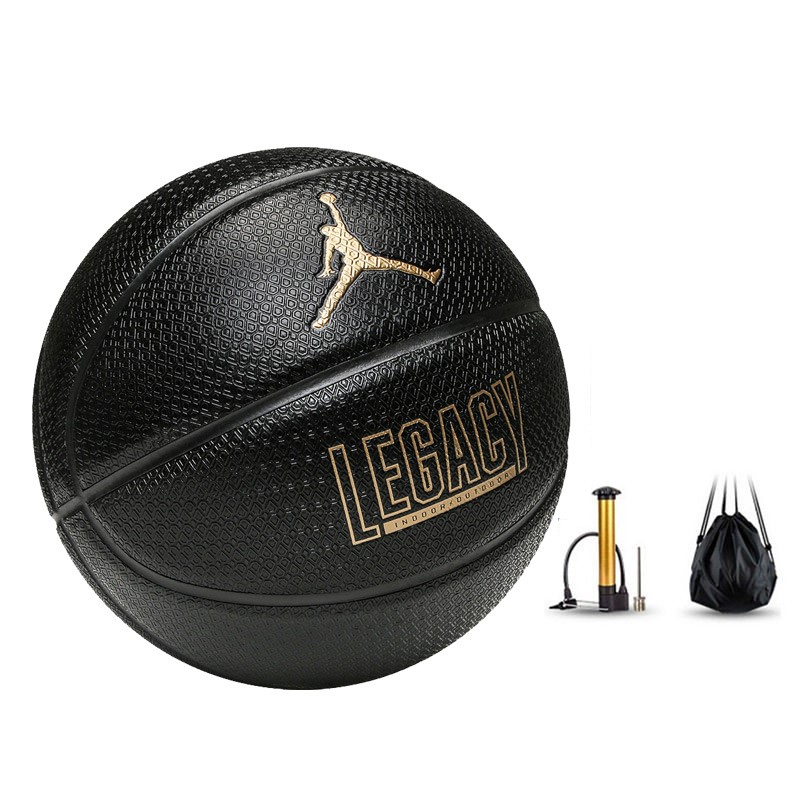 Jordan Pu Basketball Black Gold Size 7 Training Unisex