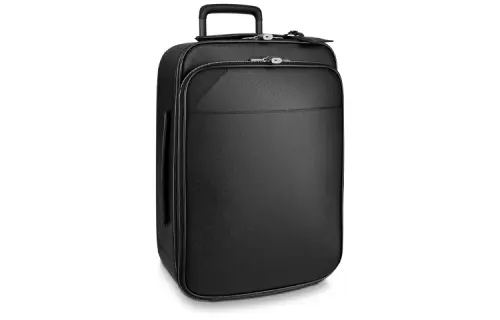 LOUIS VUITTON Pegase Legere Taiga Leather Suitcase Luggage Men's Black