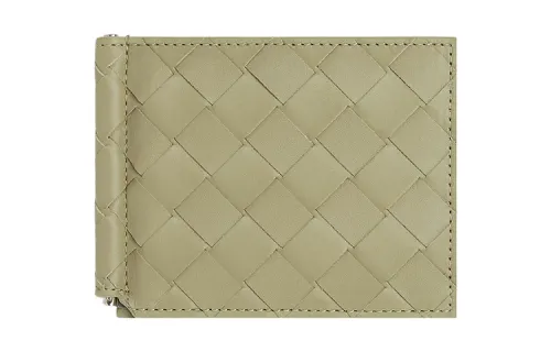Bottega Veneta Calfskin Wallet Men's Travertine