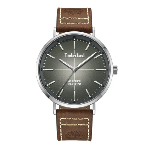 Timberland Rangeley Wrist Watches Quartz Movement Leather Strap White Dial Men's Watches