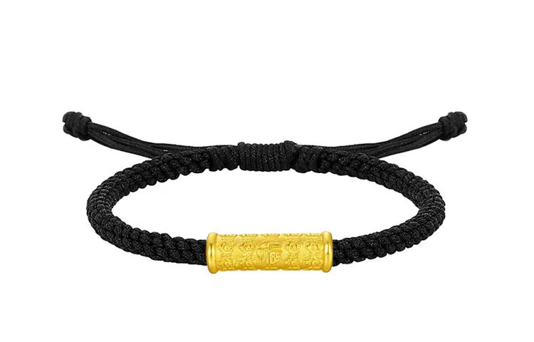 KING TAI SANG Gold Bracelet Men