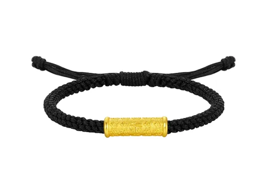 KING TAI SANG Gold Bracelet Men