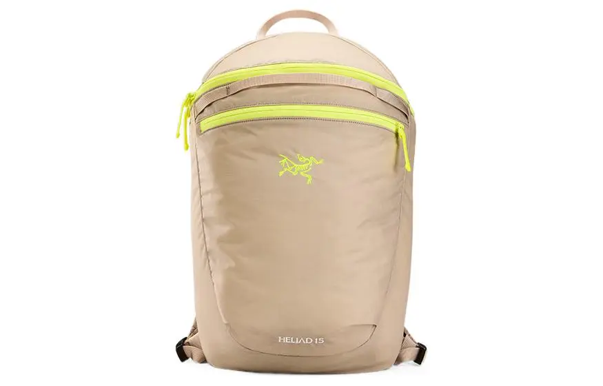 Arc'teryx Heliad 15L Backpack Outdoor Bag Nylon Vines Brown & Sprint Green Unisex