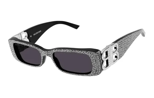 Balenciaga Crystal-embellished Square-frame Sunglasses