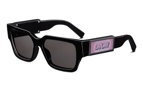 DIOR Plate Frame Irregular Shape Sunglasses Men's