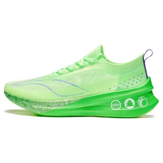 LINING Feidian 3 Elite Running Shoes Unisex Low-Top Green